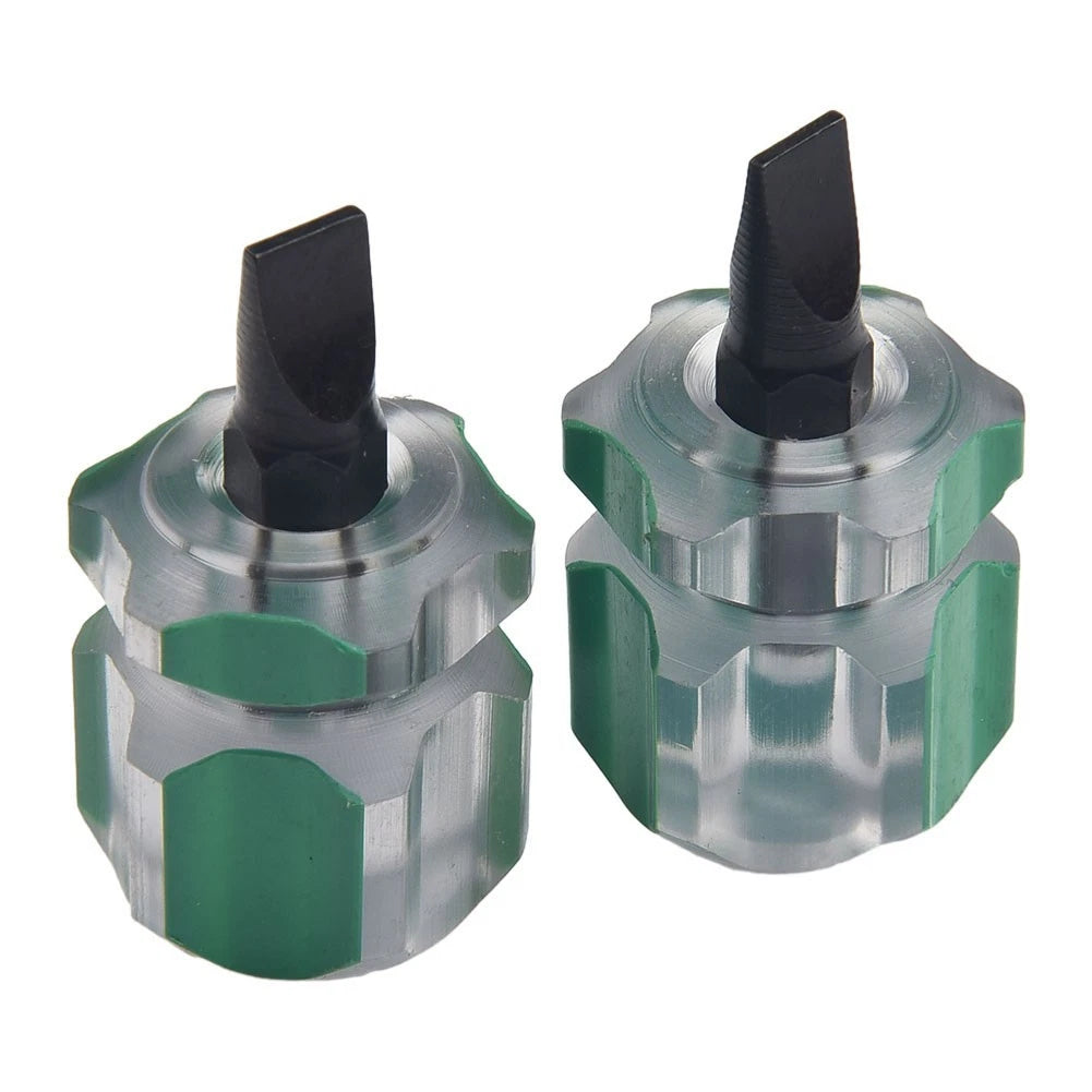 4 Piece Screwdriver Set for Compact Tools (Slotted & Cross)