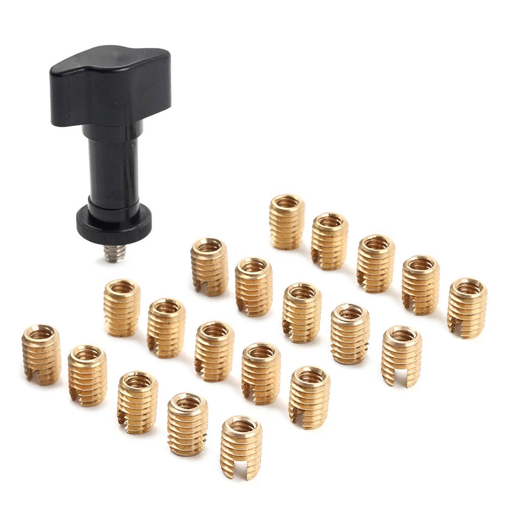 20pcs Batwing Fairing Brass Thread Inserts for Harley Touring (1997–2013)