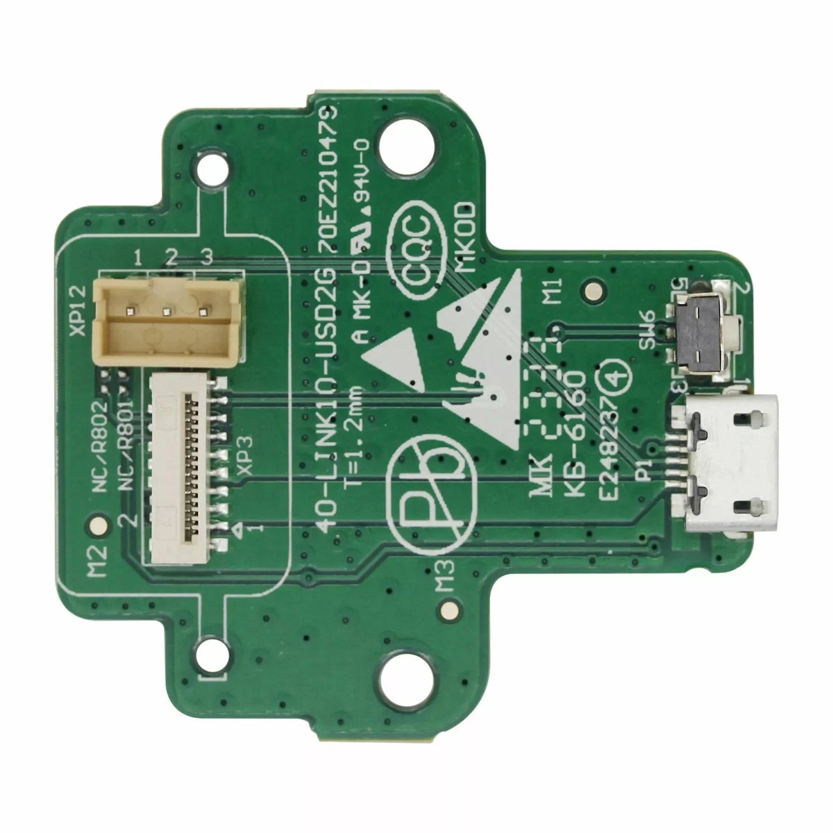 USB Charger Port Board Connector for JBL Link 10 (2017–2023) 40-LINK10-USD2G
