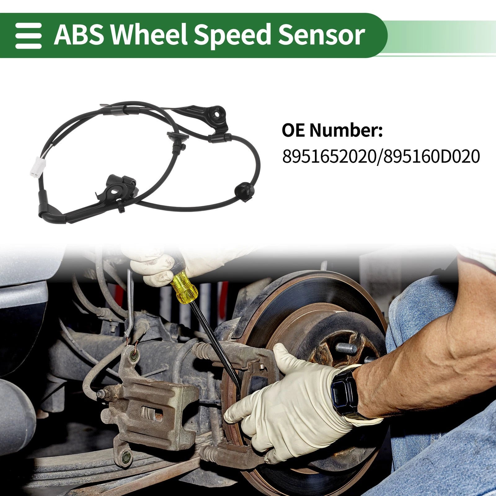 ABS Wheel Speed Sensor Replacement for Toyota Yaris 1999–2005