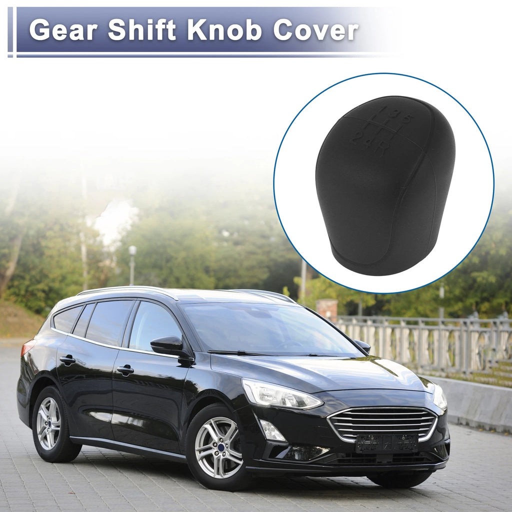 Manual Gear Shift Knob Cover Black Silicone for Ford C-Max (2011–2019)