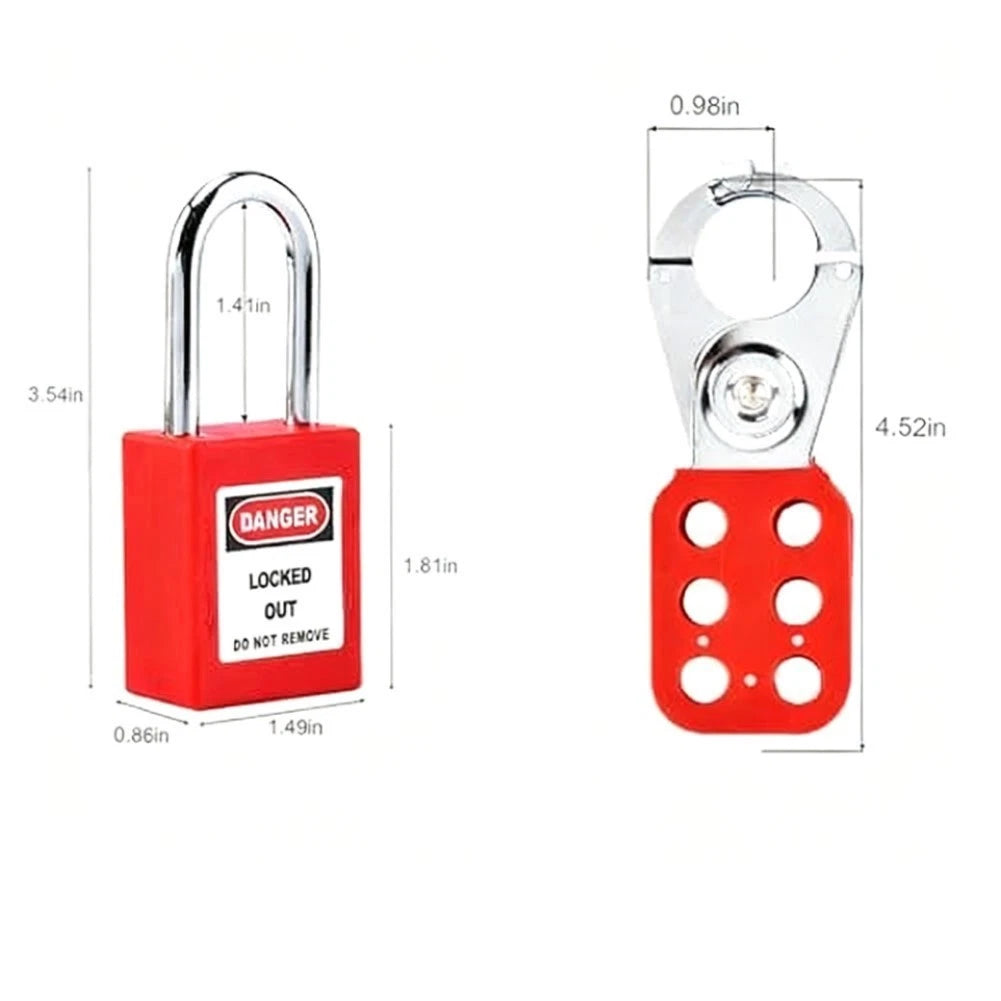 Lockout Tagout Kit with Nylon Cable Ties for Electrical Work