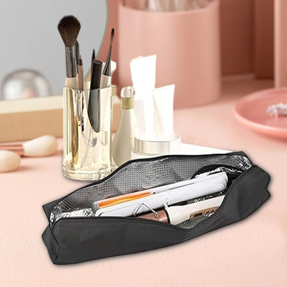 Portable Heat Resistant Hair Tools Organizer Bag for Travel and Home Use