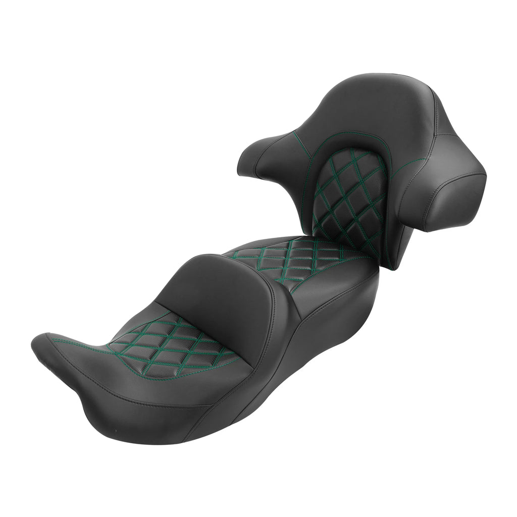 Two-Up Driver Passenger Seat Backrest for Harley Touring (2014–2023)