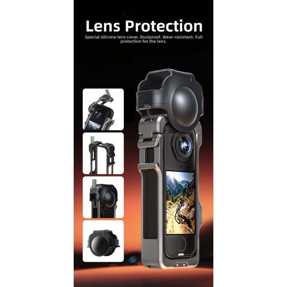 Aluminum Alloy Frame for Insta360 X4 Air (Lightweight, Compact Design)