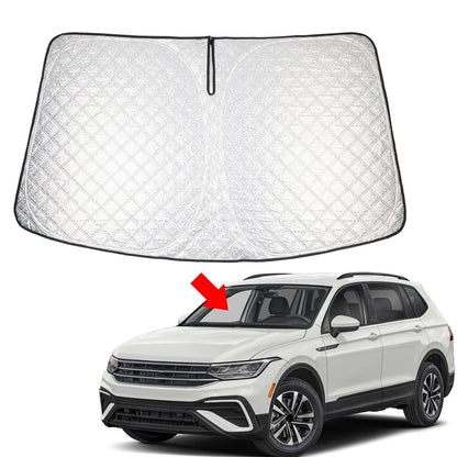 Folding Windscreen Sun Shade for Volkswagen VW Tiguan (2018–2023)