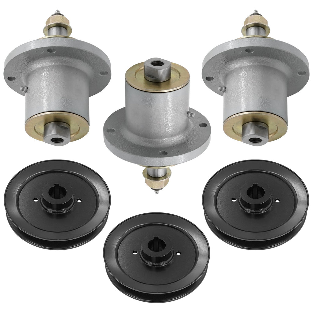 Deck Spindle with Pulley Replacement for Ferris FW25 FW35 F125XT (1994–2011)