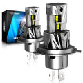 H4 LED Headlight Bulbs Conversion Kit for NOVSIGHT (18000LM, 6500K, 70W)