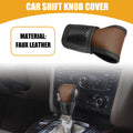 1 Pc Shift Knob Cover for Universal Automatic Gear Protector Brown