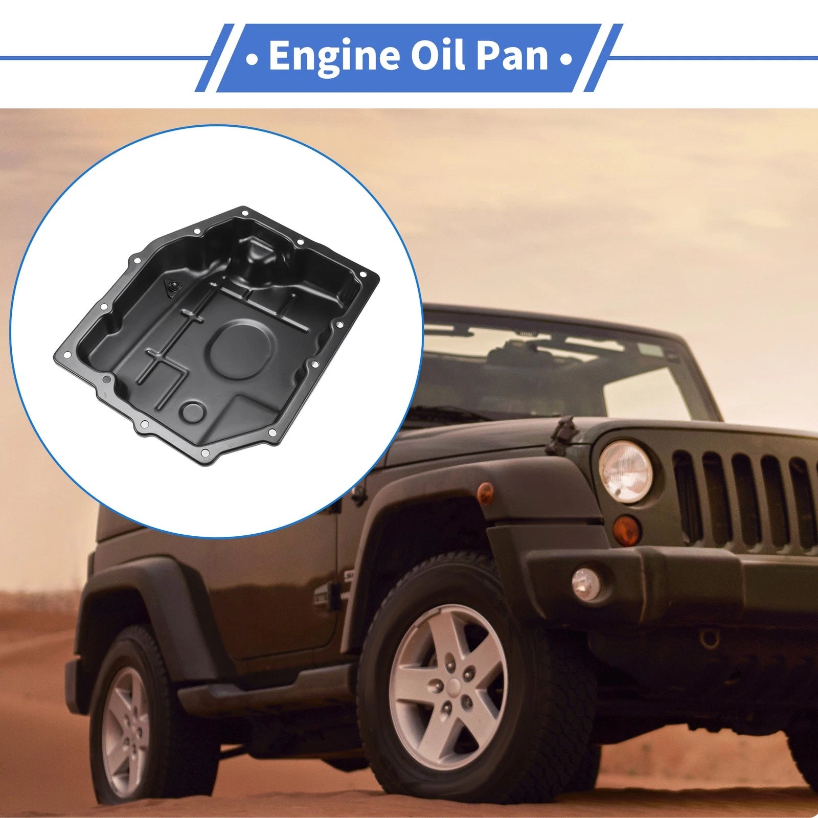Engine Oil Pan Replacement for Jeep Wrangler (2003–2011)