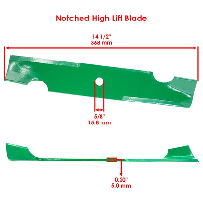 Deck Blades with Bolts for Gravely Ariens (2005–2015)