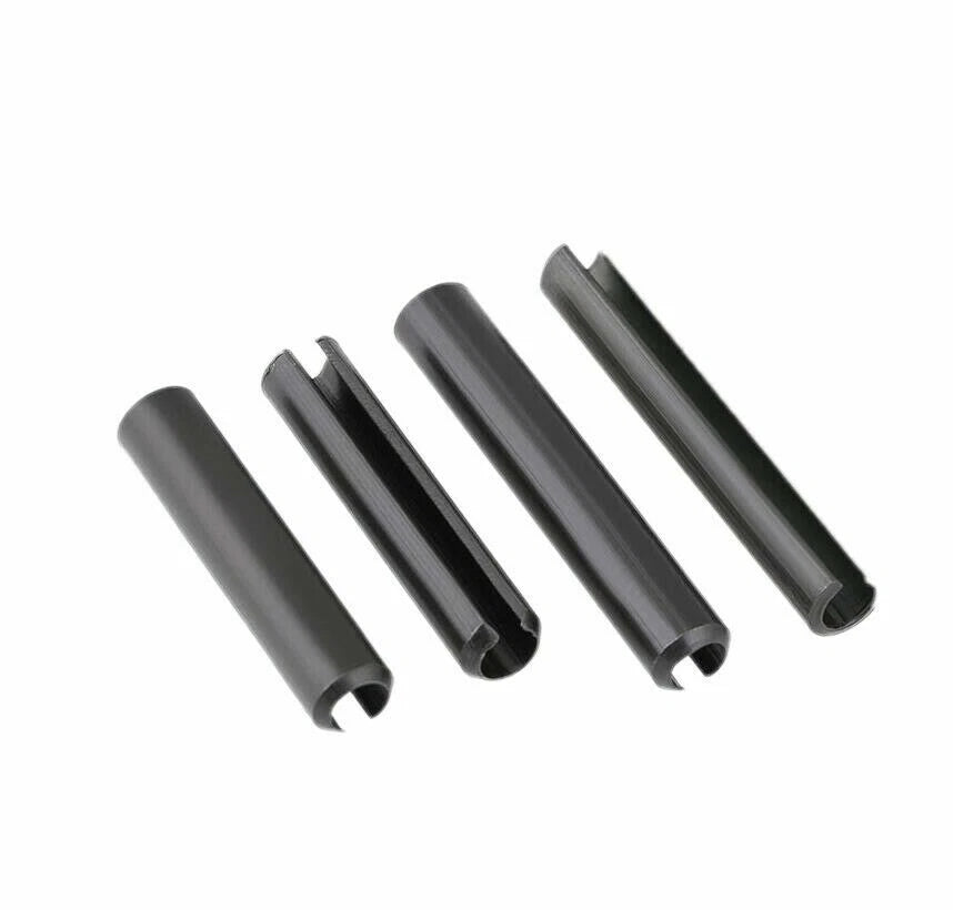 315pcs Black Elastic Split Cylindrical Pins for Various Applications