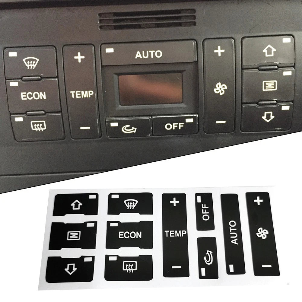 Push Button Repair Sticker for A/C Button (Car Accessories)