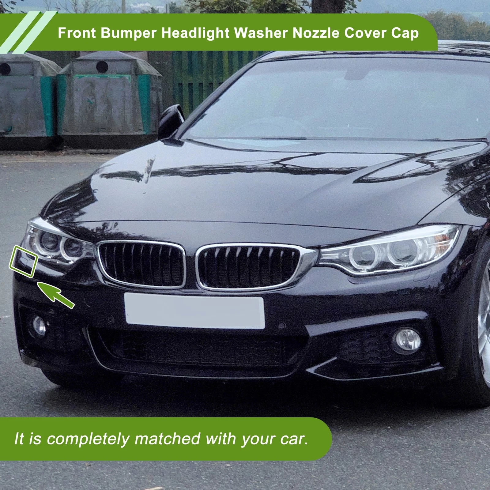 Front Right Washer Nozzle Cover Cap Replacement for BMW 428i (2014–2016)