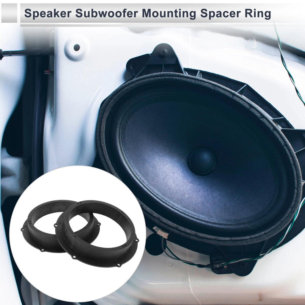 2X Speaker Spacer Ring for Audi A4 (2009) 6.5"