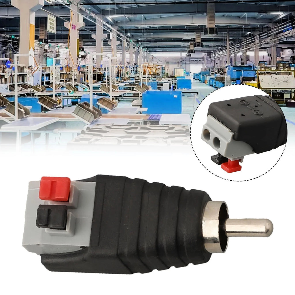 Speaker Wire AV Cable Connector Adapter for Easy Connection