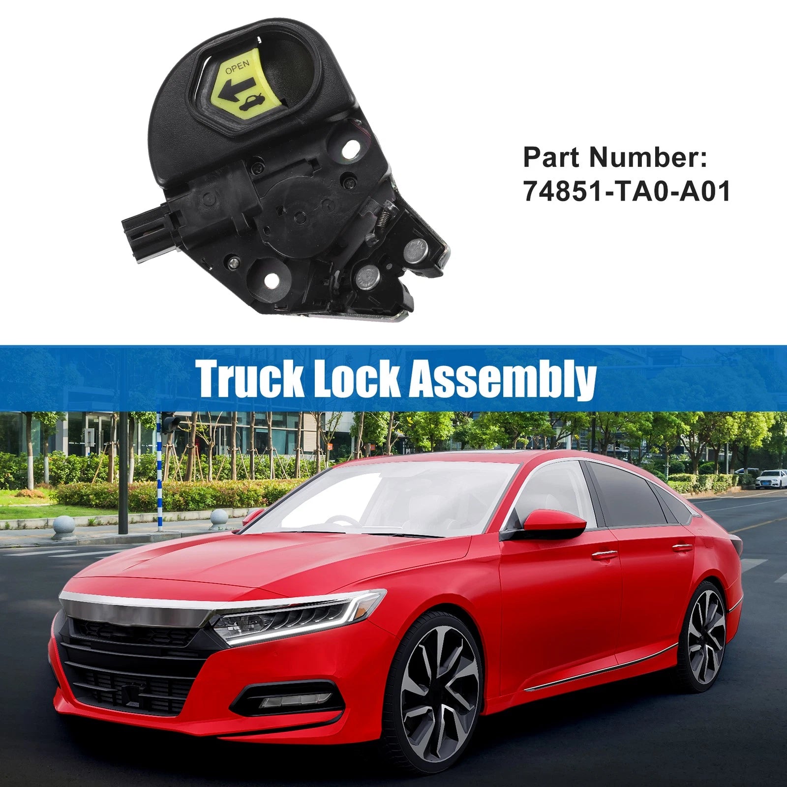 Tailgate Trunk Latch Actuator Replacement for Honda Accord (2008–2012)