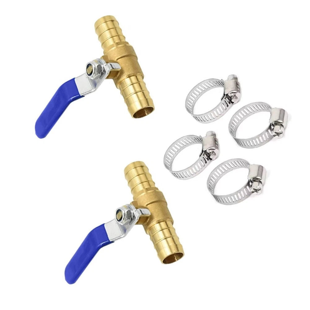 34 Inch Hose Shutoff Valve Kit for Immediate Setup