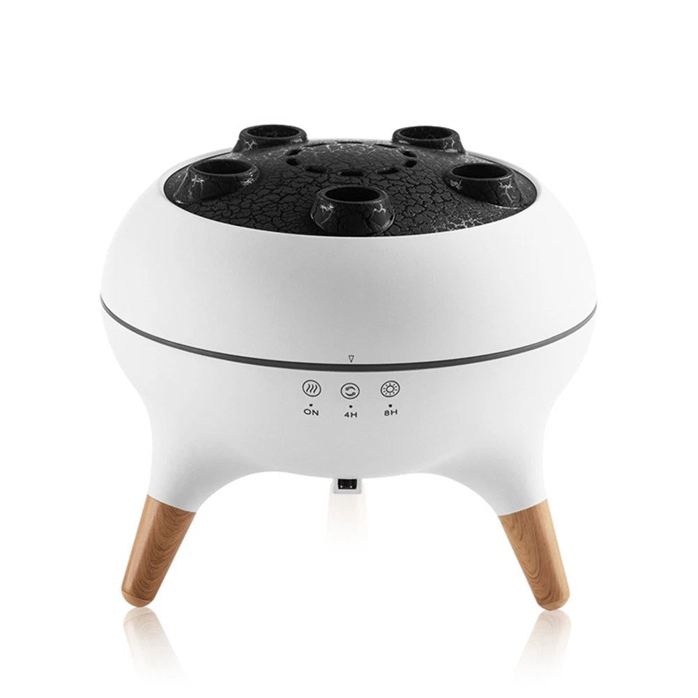 Flame Humidifier Aromatherapy Diffuser with 7 Color Lights and Timer