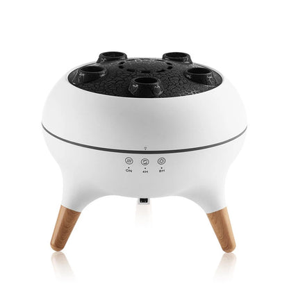 Flame Humidifier Aromatherapy Diffuser with 7 Color Lights and Timer