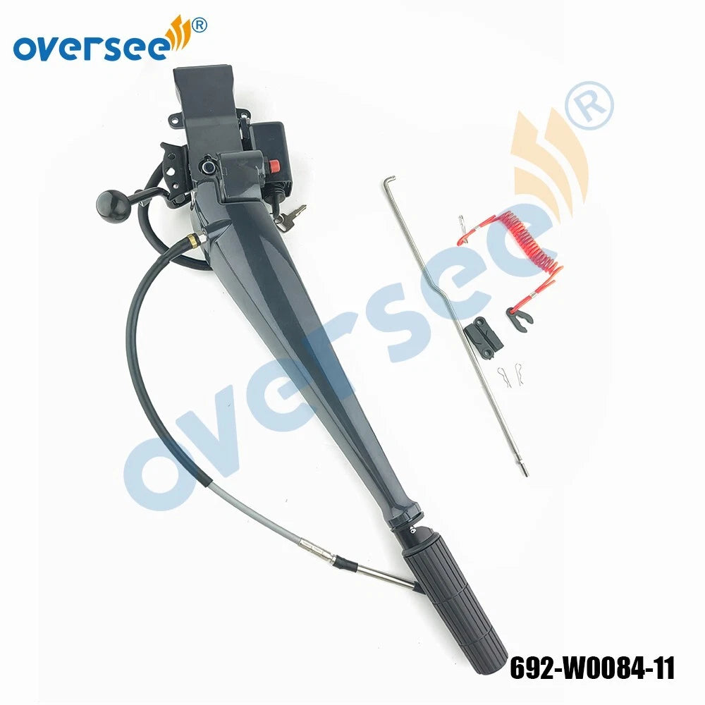 Steering Tiller Handle Assembly with Key/Switch for Yamaha 75 85AET (1990–1994)