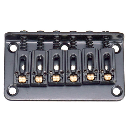 6 String Roller Saddle Hardtail Bridge for Electric Guitar B