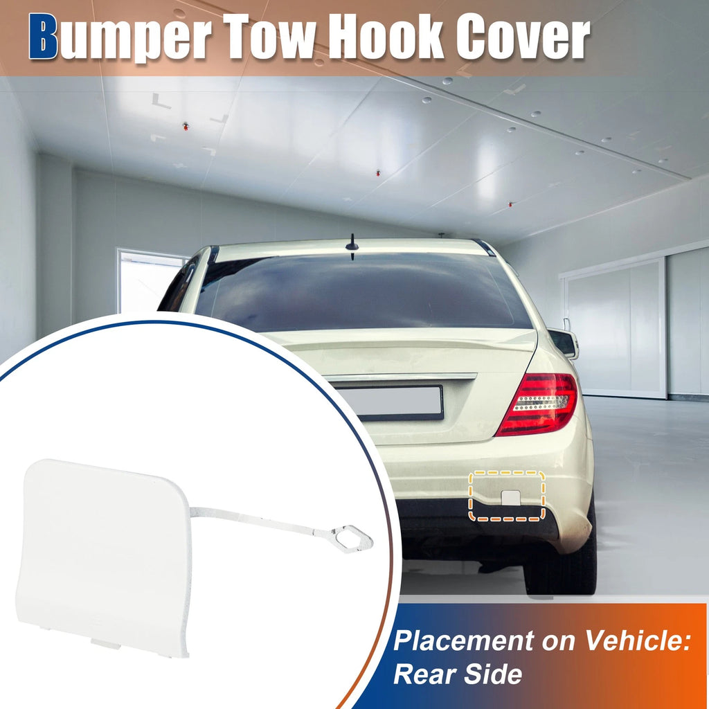 Rear Tow Hook Cover Replacement for Mercedes-Benz C-Class (2008–2014)