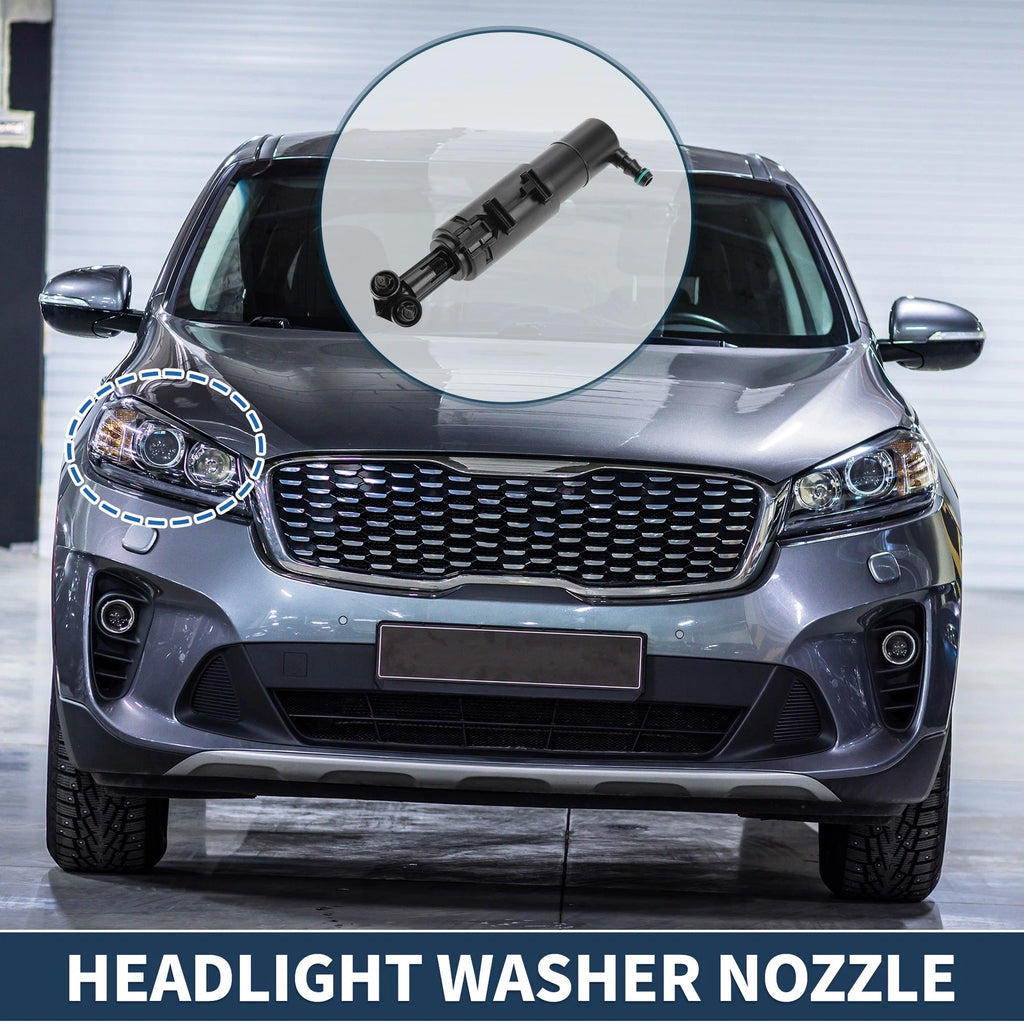 Front Passenger Headlight Washer Nozzle Replacement for Mercedes-Benz C200 (2007–2014)