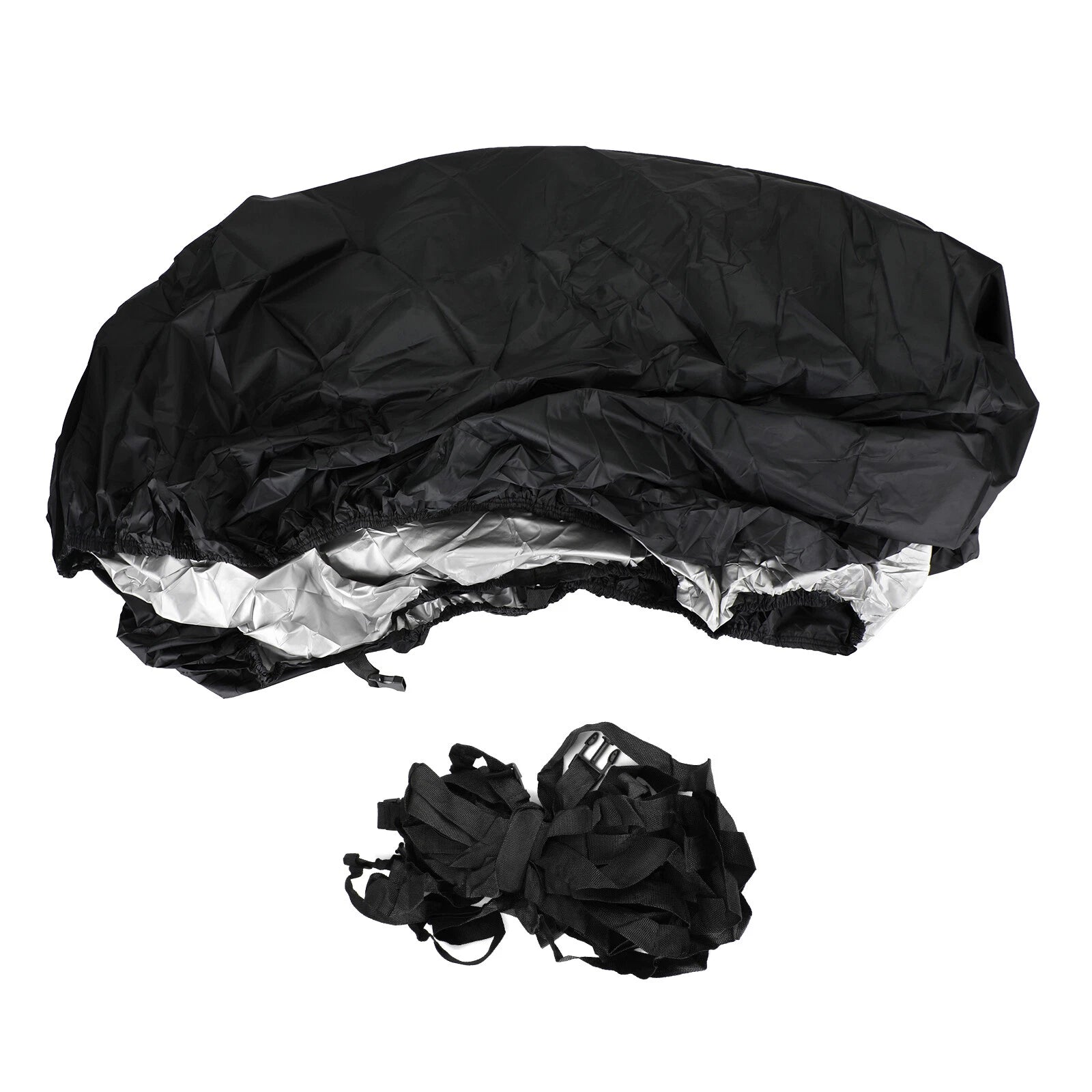 Universal Waterproof Boat Cover 14-16Ft Black for Fishing Boat (T9)