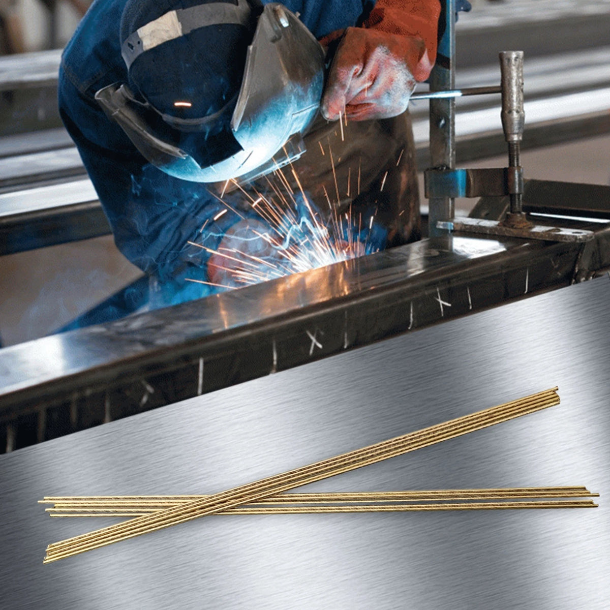 2X 1.6mm Brass Rods for Brazing and Soldering