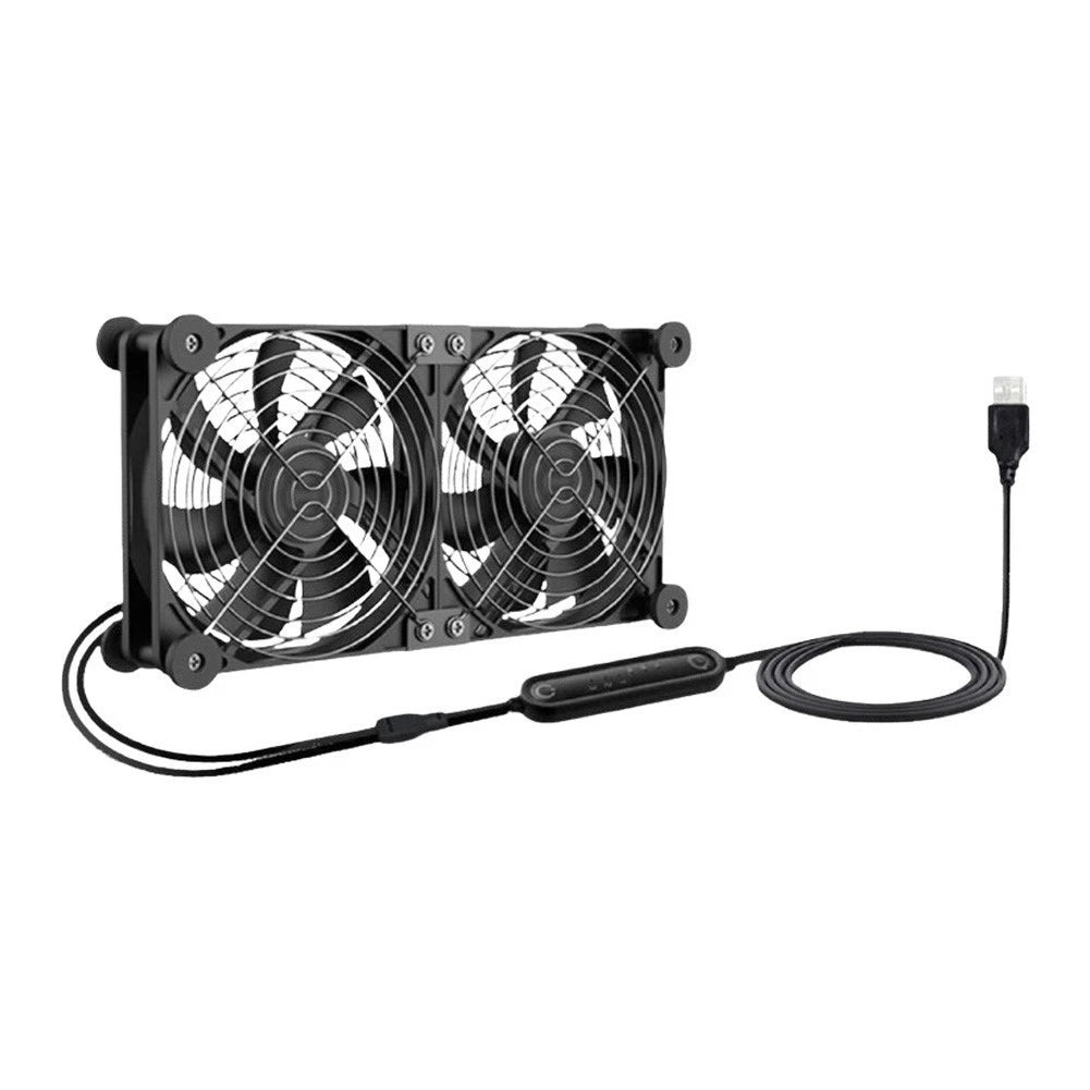 USB Fan for Routers with Adjustable Speed and Silent Functionality