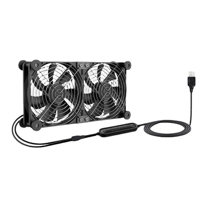 USB Fan for Routers with Adjustable Speed and Silent Functionality