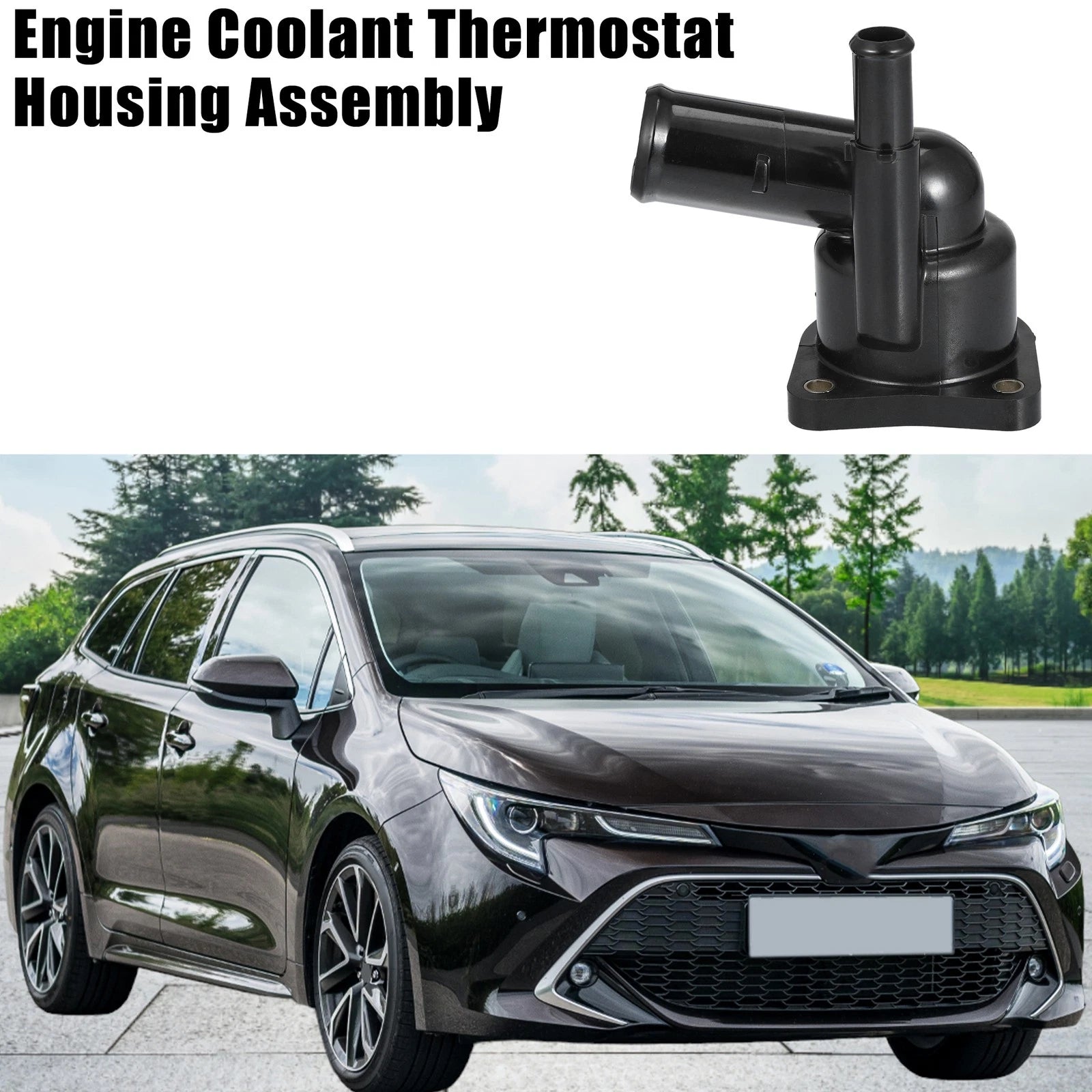 Engine Coolant Thermostat Housing Assembly for Toyota Prius (2010–2015)