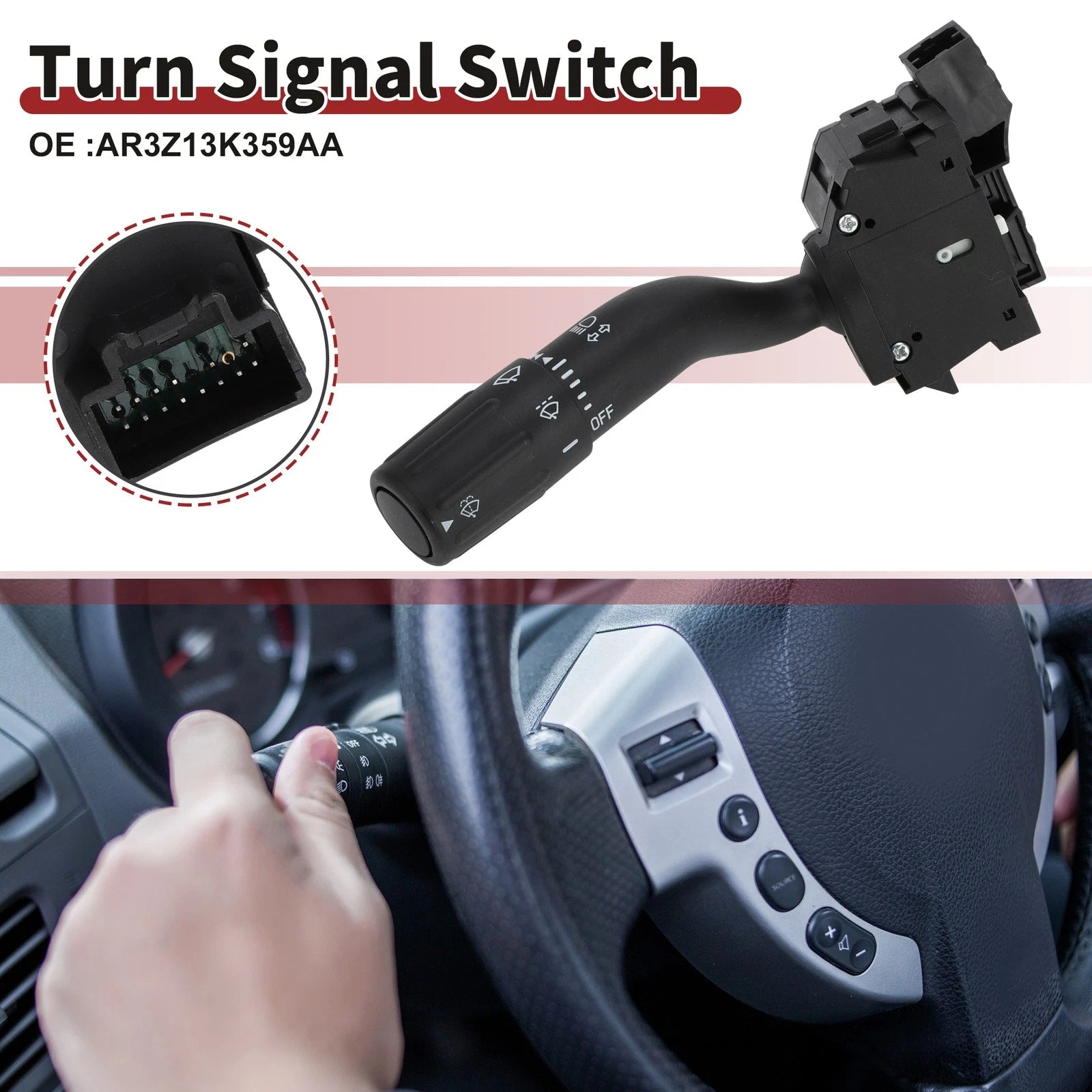 Turn Signal Switch Lever for Ford Mustang (2015–2017)