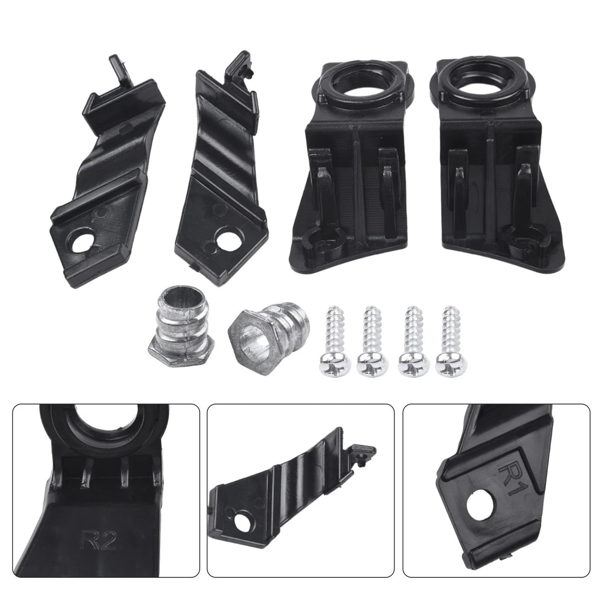 Headlamp Headlight Bracket Tab Repair Kit for Golf V (1K1) Left & Right