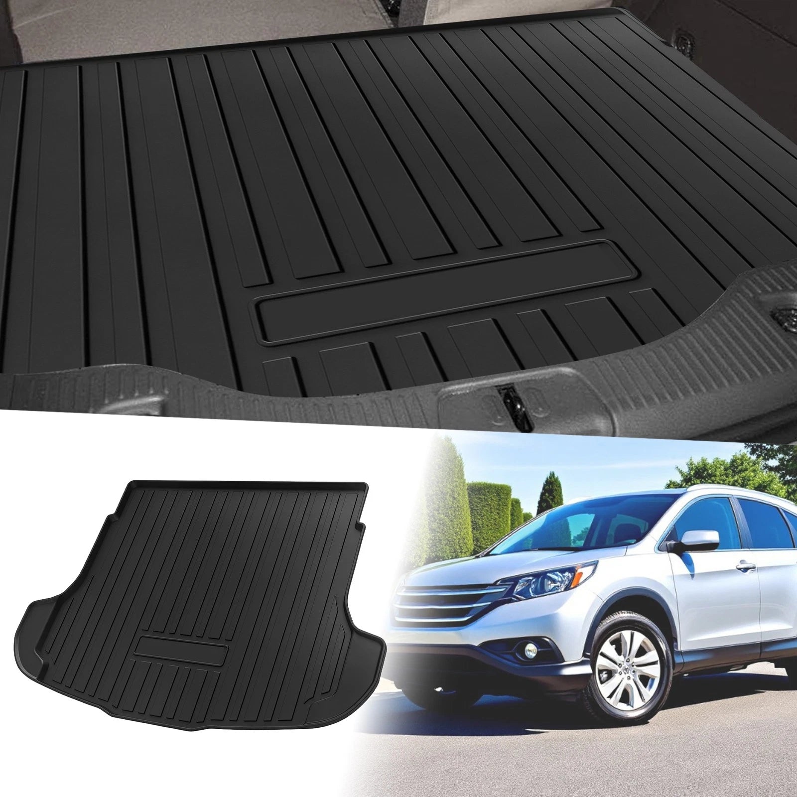 Cargo Liner Rear Trunk Mat TPE Replacement for Honda CR-V (2007–2011)