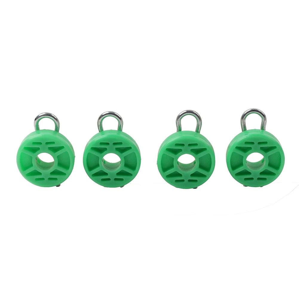 4X Front Power Window Regulator Guide Roller Clip for Saab 9-3 9-5 (1999–2012)