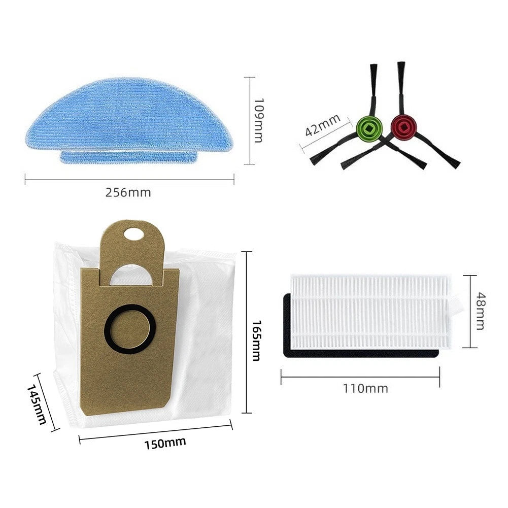 Replacement Kit for Kogan G80 Robot Vacuum (Includes 2 Filters, 2 Mop Cloths)