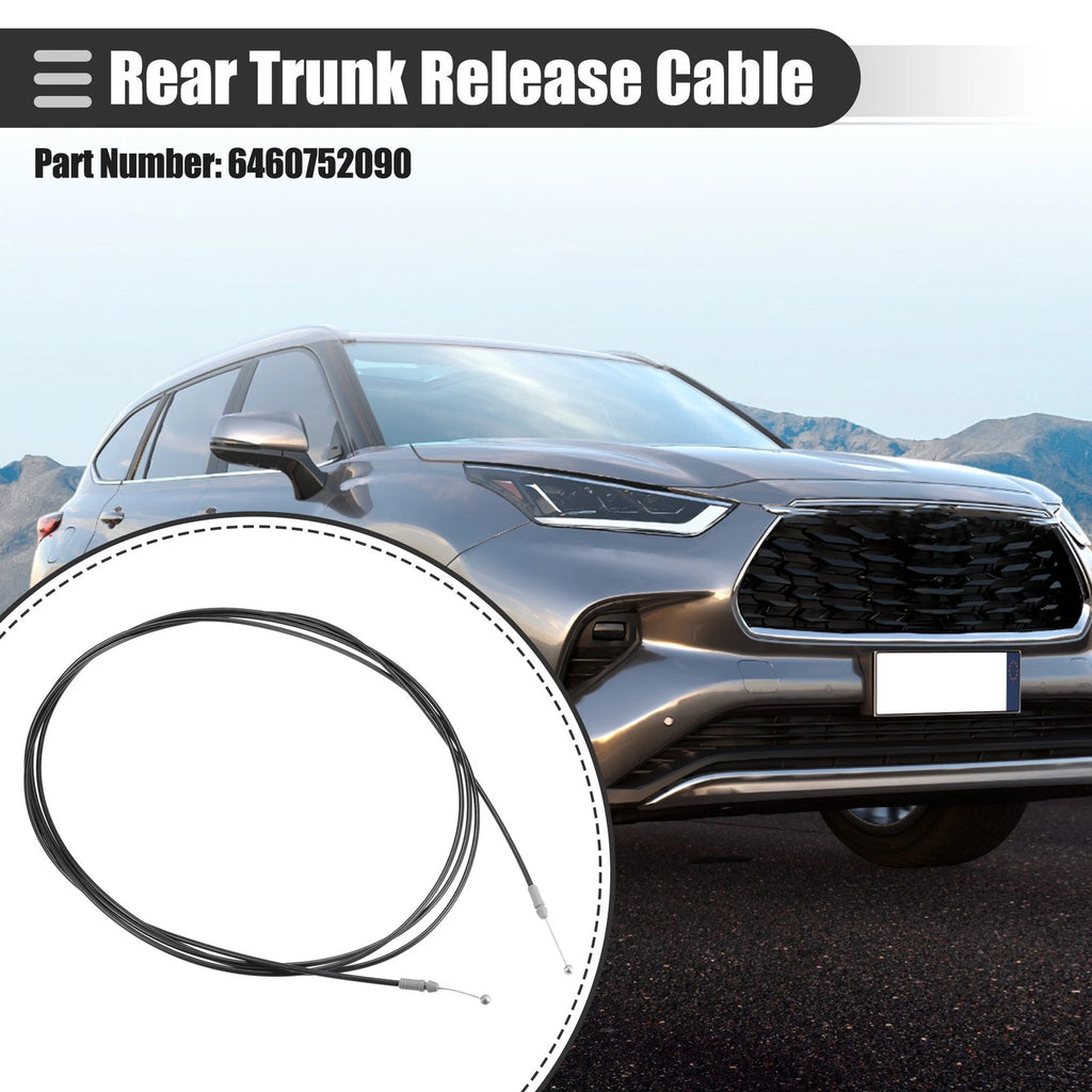 Trunk Release Cable Rear for Toyota Yaris Sedan (2007–2014) Replacement
