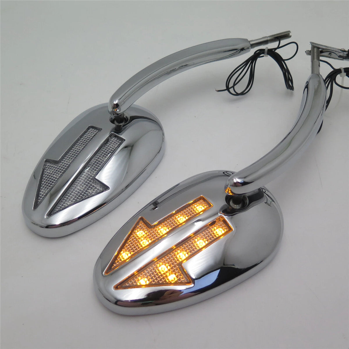 Integrated Arrow LED Turn Signal Mirror for Harley CVO Limited (2015–2023)