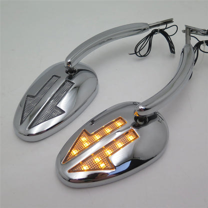 Integrated Arrow LED Turn Signal Mirror for Harley CVO Limited (2015–2023)