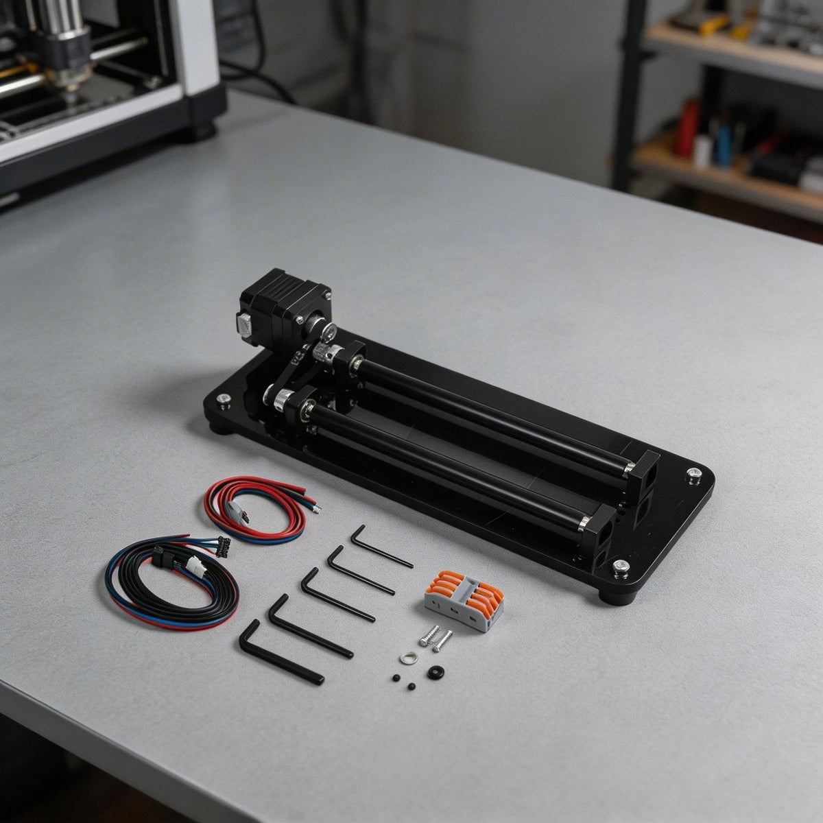 Adjustable Rotary Roller Engraving Pipes with Bottom Screws