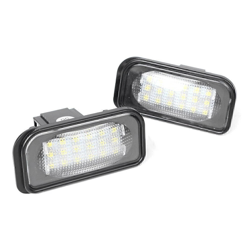 2X LED License Plate Lights for Mercedes Benz W203 (2000–2007)