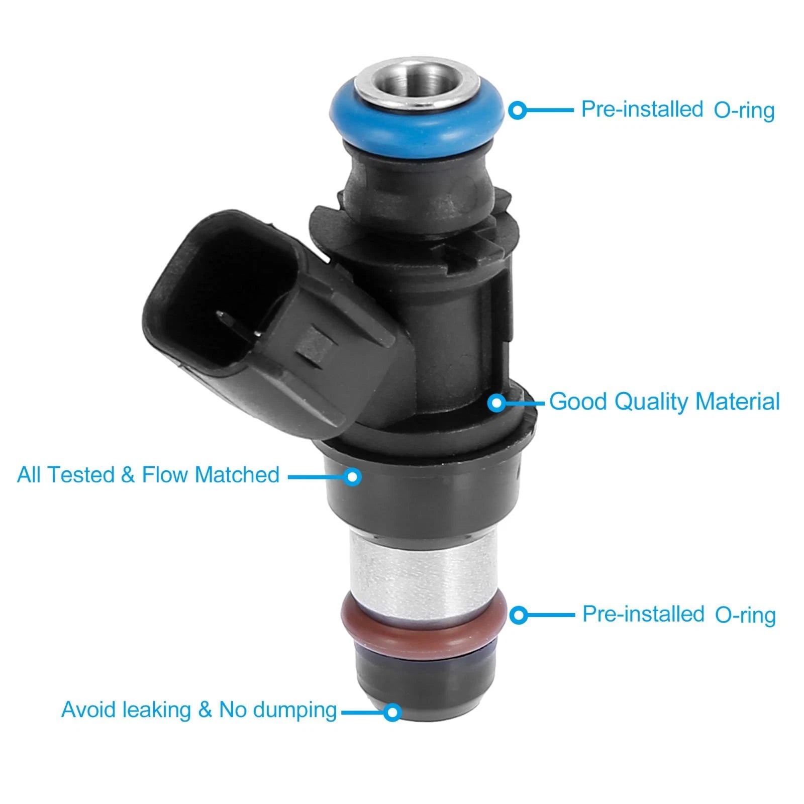 6pc Fuel Injector Replacement for Chevrolet Buick Saturn Pontiac 3.5L (2012–2019)