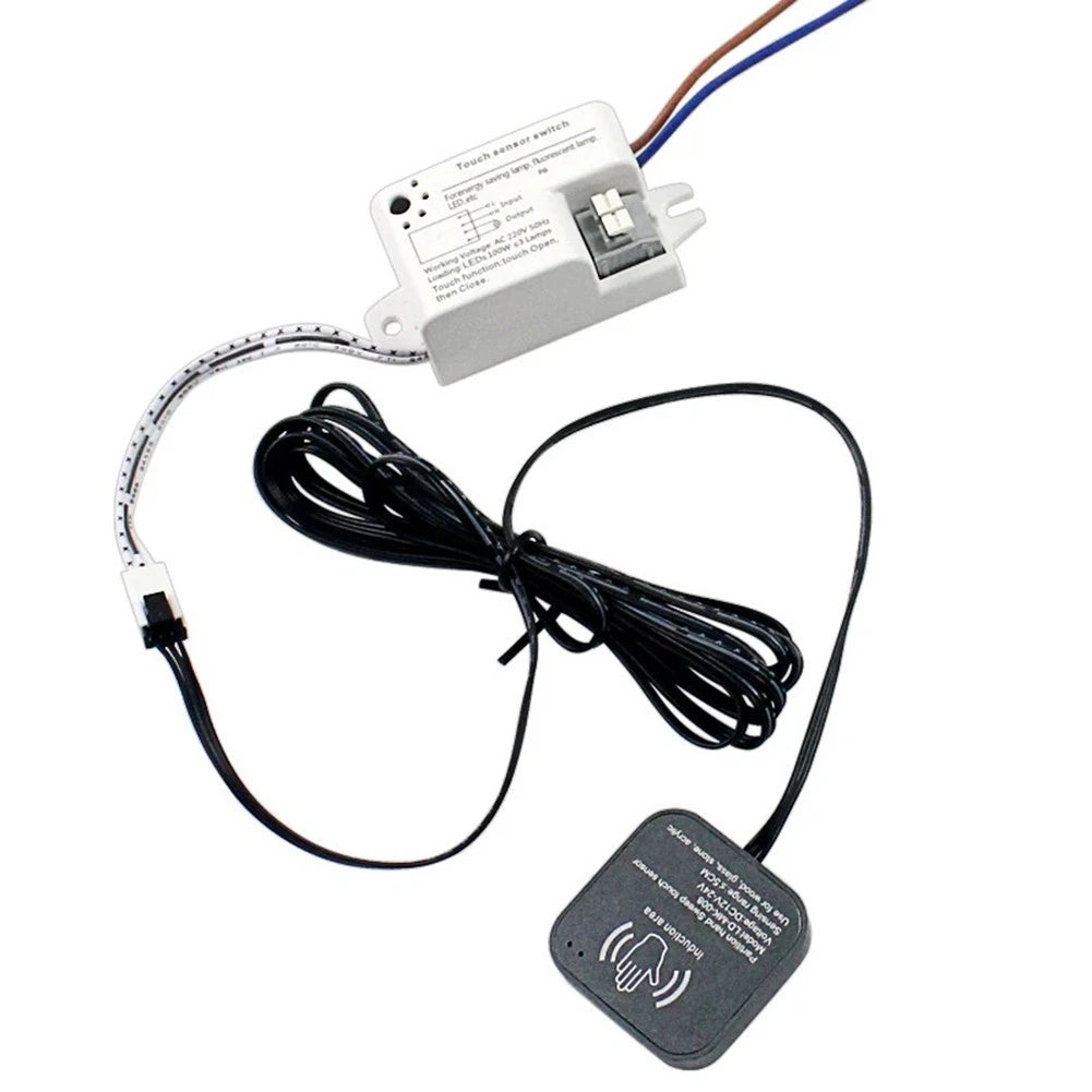 Hand Swipe Touch Sensor Switch for Wardrobe Cabinet Interior Mount
