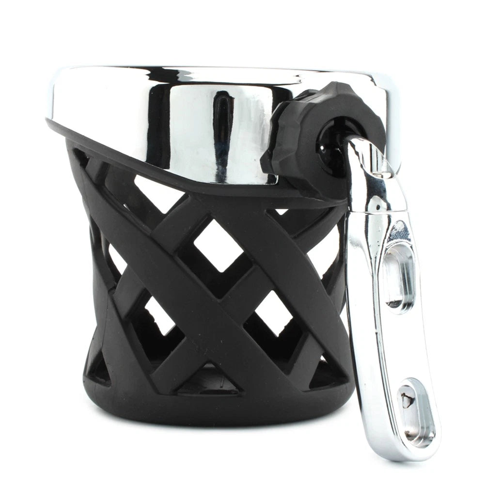 Handlebar Cup Holder with Mesh Basket for BMW R18 (2020–2023)