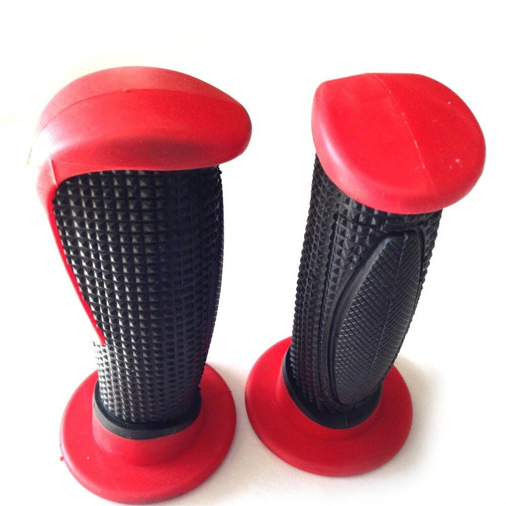 Universal Rubber Hand Grips for Motorcycle Bicycle 22mm 7/8"
