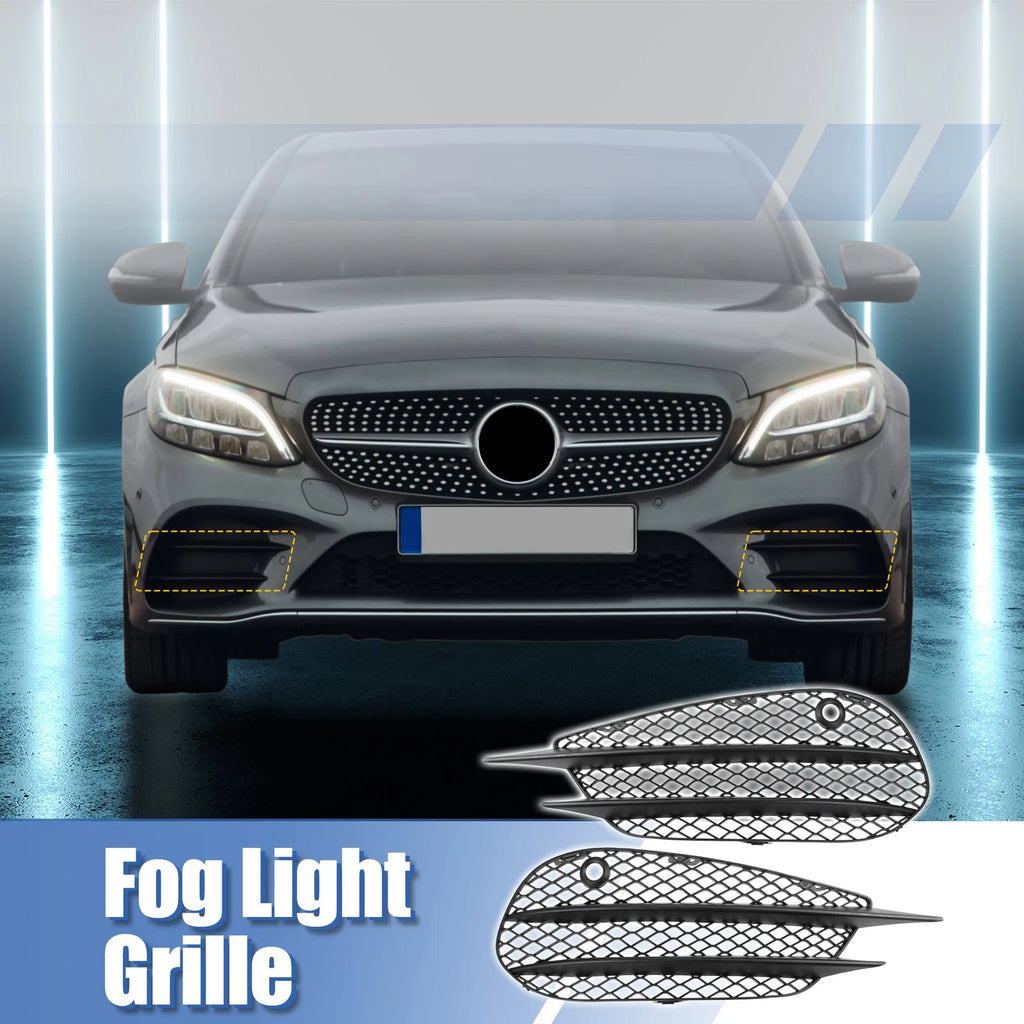 Fog Light Grille Cover Trim Front Left Right for Mercedes-Benz (2007–2019)