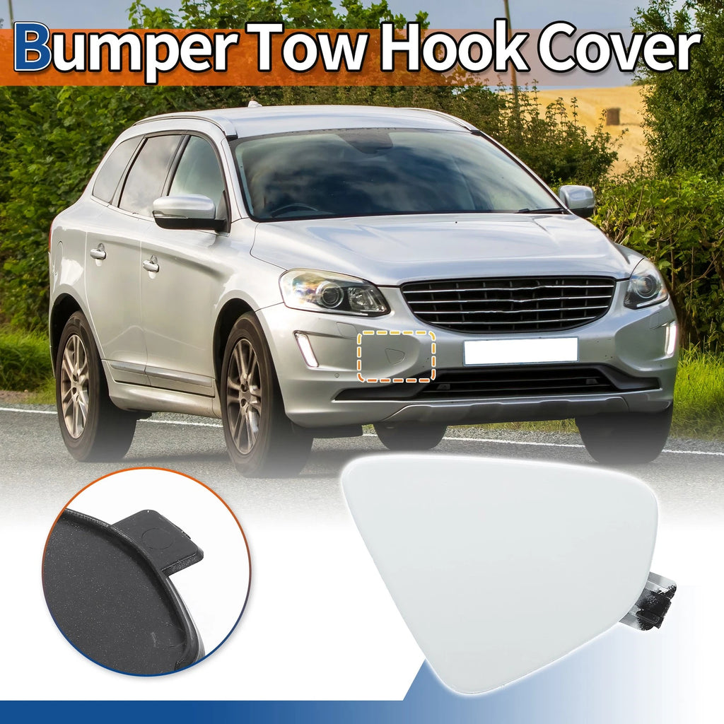 Tow Hook Cover for Volvo XC60 (2014–2017) - Front Right Side, White