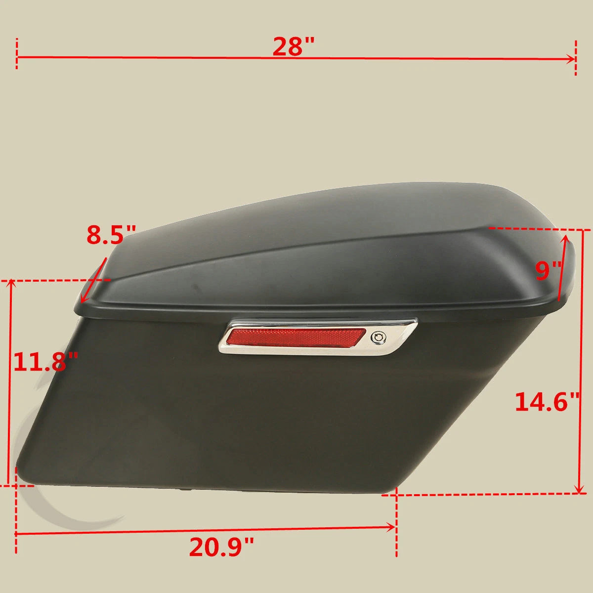 Saddlebag Set with Conversion Brackets for Harley Softail Fatboy (1984–2017)